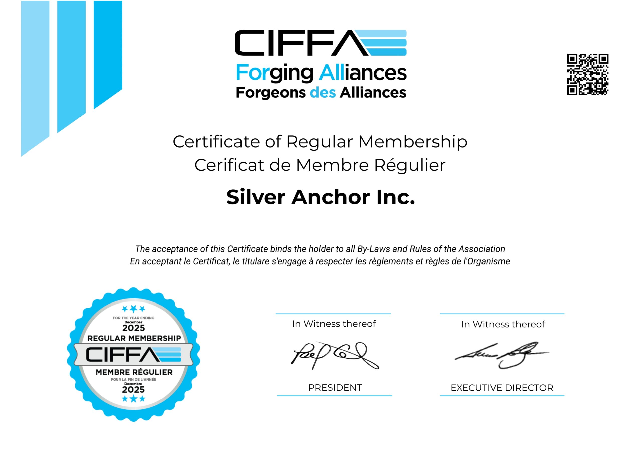 CIFFA Membership